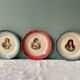 Series of 3 19th century plates Lebacqz and M Bouchart