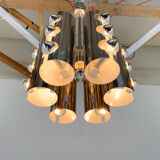 1960's italian chrom chandelier