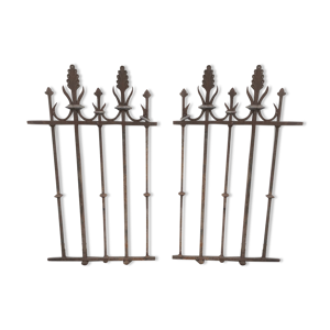 2 grilles/rambardes fonte