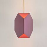 Set of 2 purple Seks-Tre pendant lamps by Ole Panton for Lyfa, Denmark 1960's