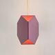 Ensemble de 2 suspensions violettes Seks-Tre par Ole Panton pour Lyfa, Danemark 1960