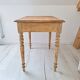 Farmhouse style side table in solid wood
