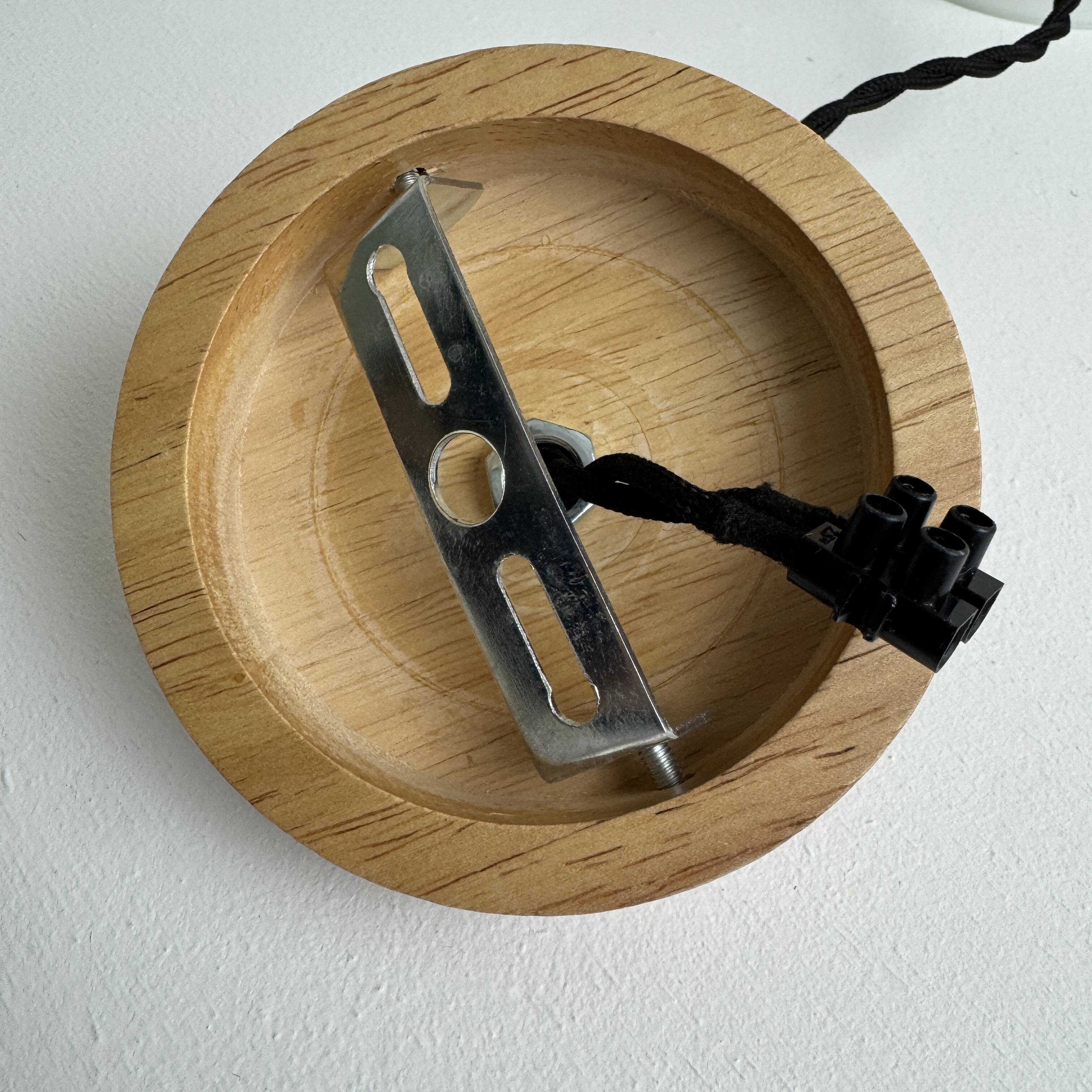 Vintage 1970 opaline suspension light