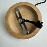 Vintage 1970 opaline suspension light