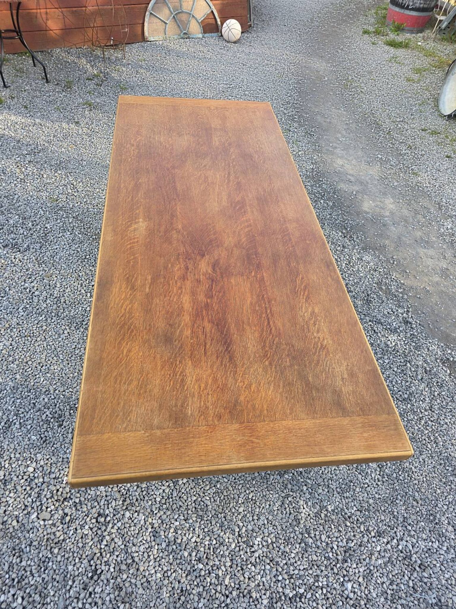 Oak farmhouse table