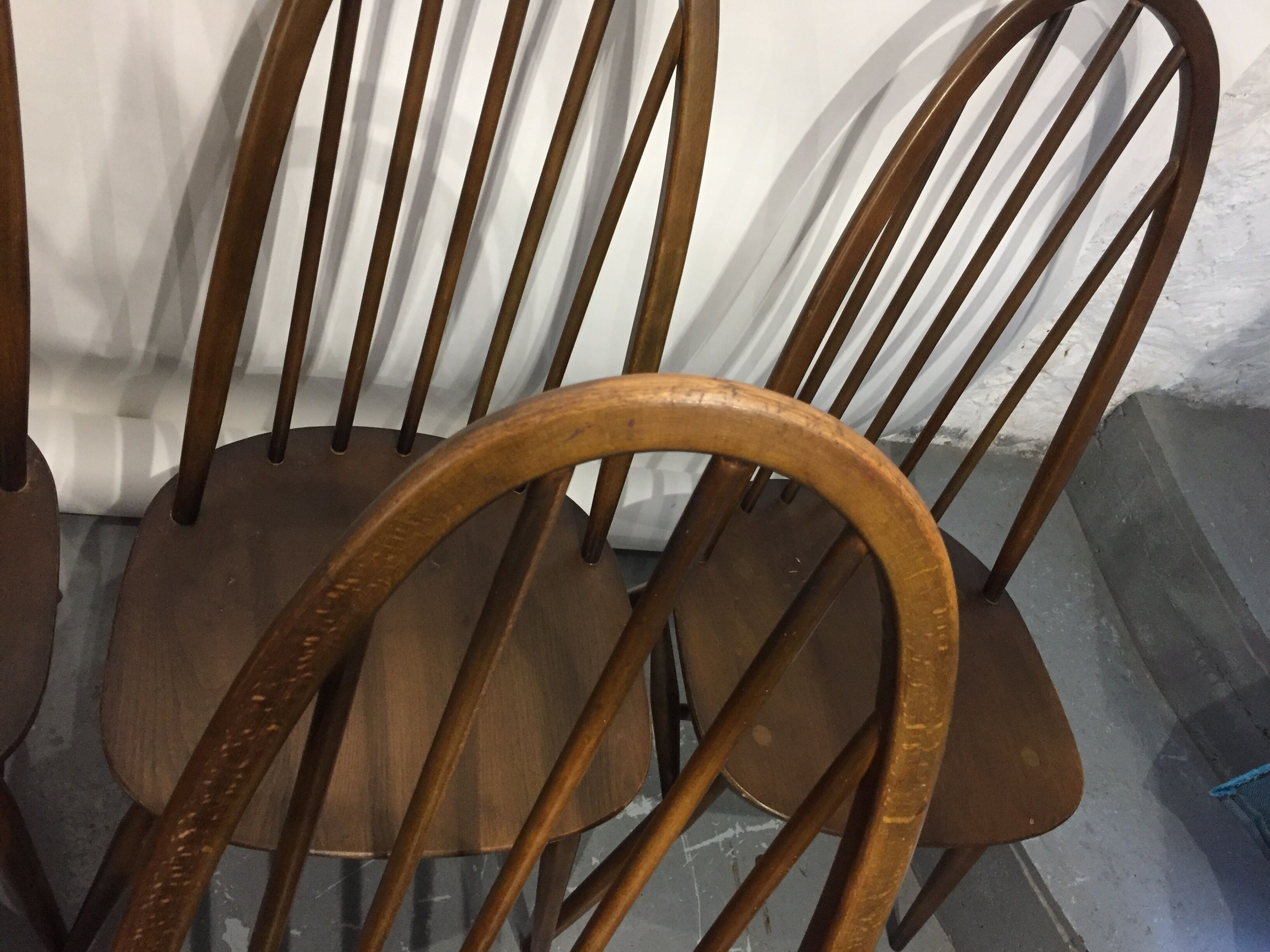 Série de 6 chaises Ercol