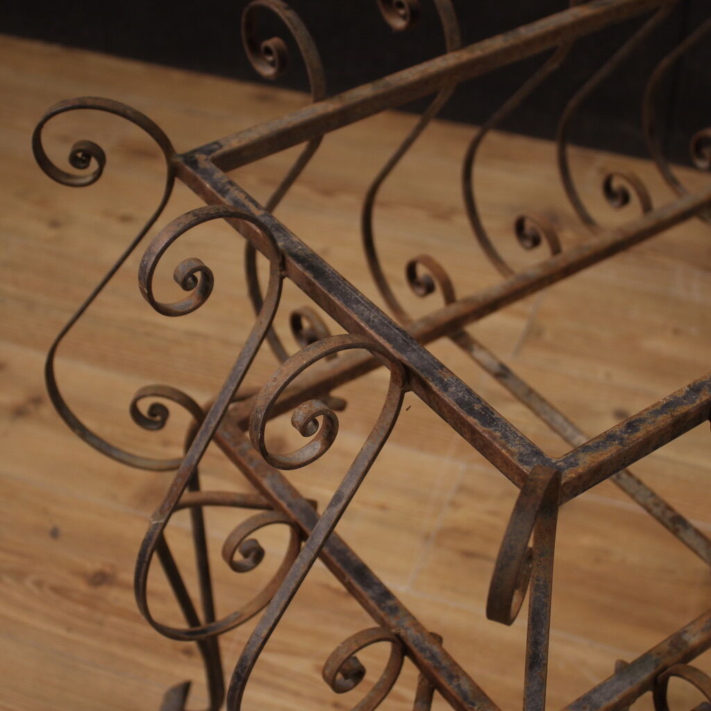 Wrought iron planter from the 70s