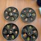4 Henriot oyster plates