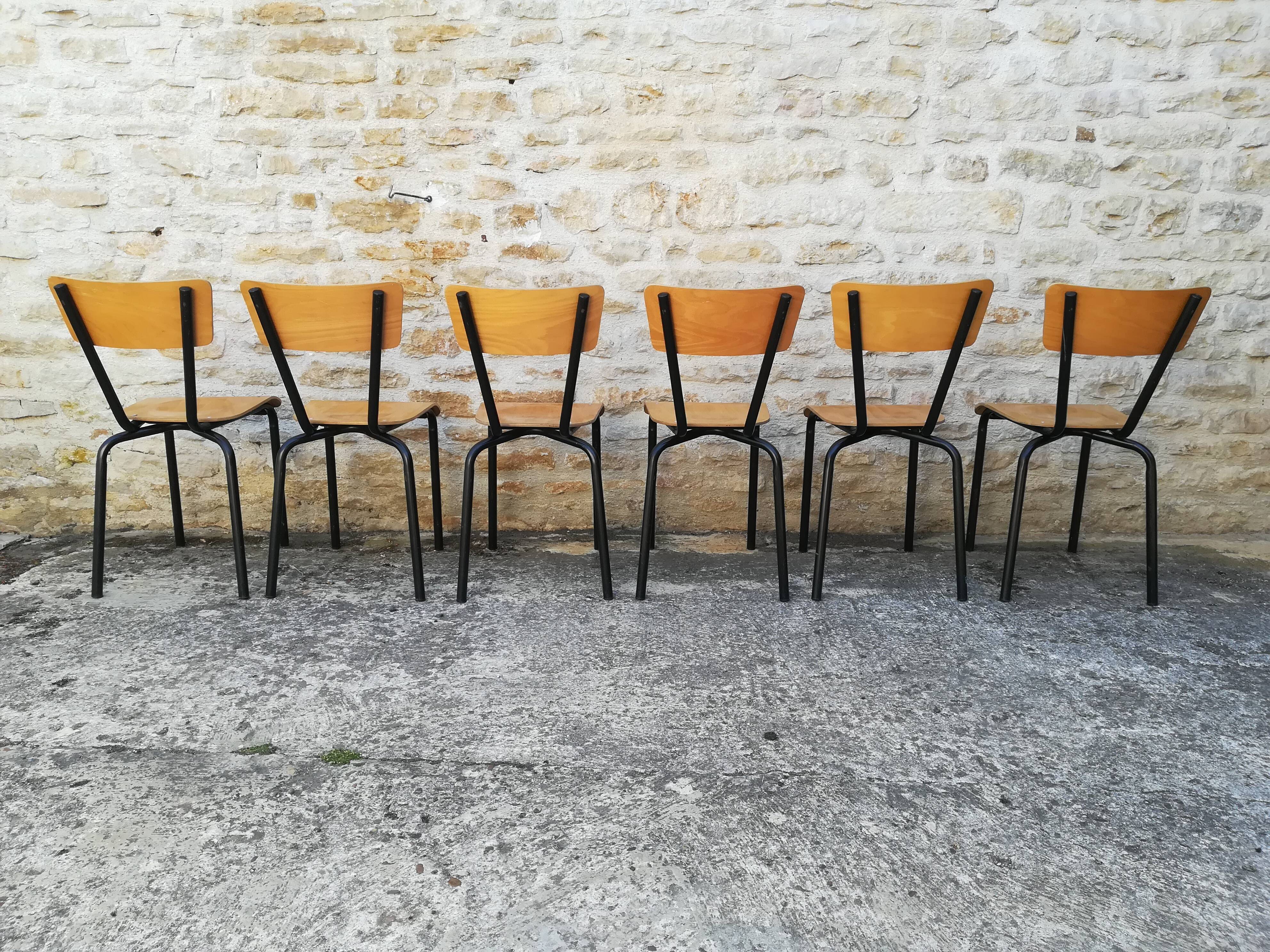 Vintage school chairs