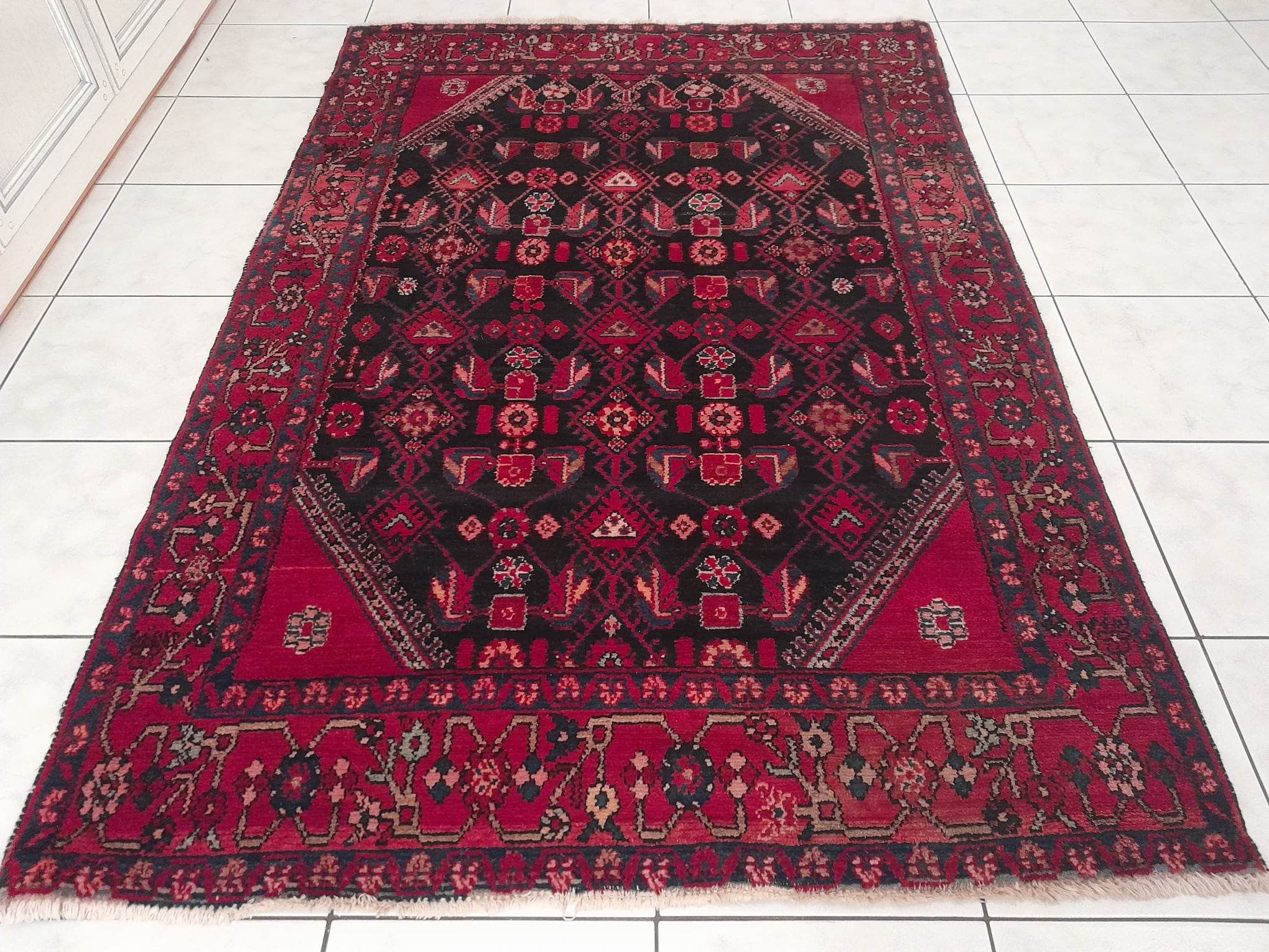 Handmade Persian Hamadan rug