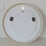 Miroir vintage : plastique blanc, Gilac France, années 1970