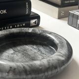 Cendrier marbre gris veiné, Italie 1970