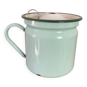 Vintage enamelled pitcher