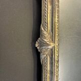 Silver metal mirror tray