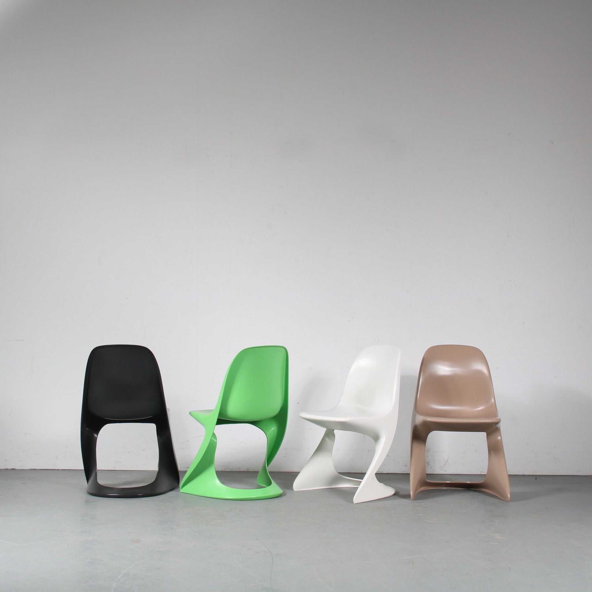 Black “Casalino” chair from the 2000s by Alexander Begge for Casala, Germany – Large Stock!