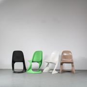 Black “Casalino” chair from the 2000s by Alexander Begge for Casala, Germany – Large Stock!