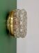 Vintage moulded glass wall or ceiling light globe