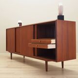 Buffet en teck, design danois, années 60, designer : EW Bach