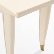 Maurice Jallot table basse chêne peint à décors d’oiseaux 1930