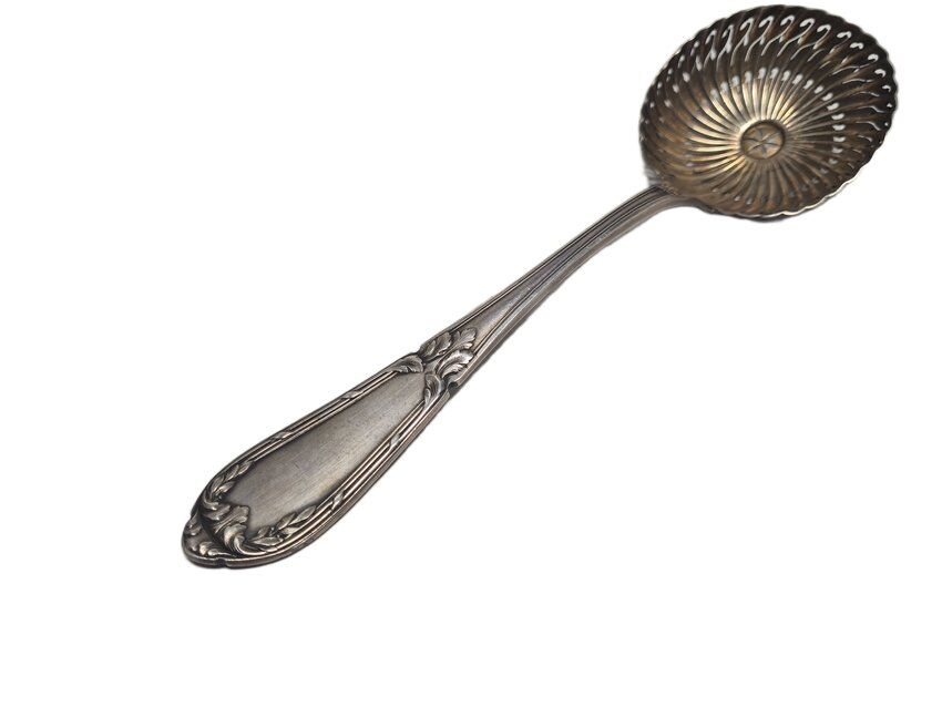 Biedermeier marinated tomato spoon, France, 1900s