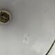 Suspension cone enamelled sheet metal