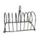 Silver metal toast dispenser