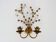 Magnificent vintage Italian wall sconce with Swarovski crystal, 1970s.
