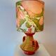 1970s sculptural vase lamp - exceptional studio ceramics