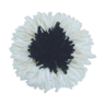 Juju hat noir contour blanc de 35 cm