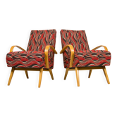Paire de fauteuils par Jindrich Smidek, Tchécoslovaquie, années 1960.