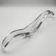 Monumental "Wave" coupe by Baccarat in solid crystal - 64 cm