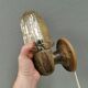 A ceramic wall lamp with a hard-pressed glass shade, Axella Denmark 1970s