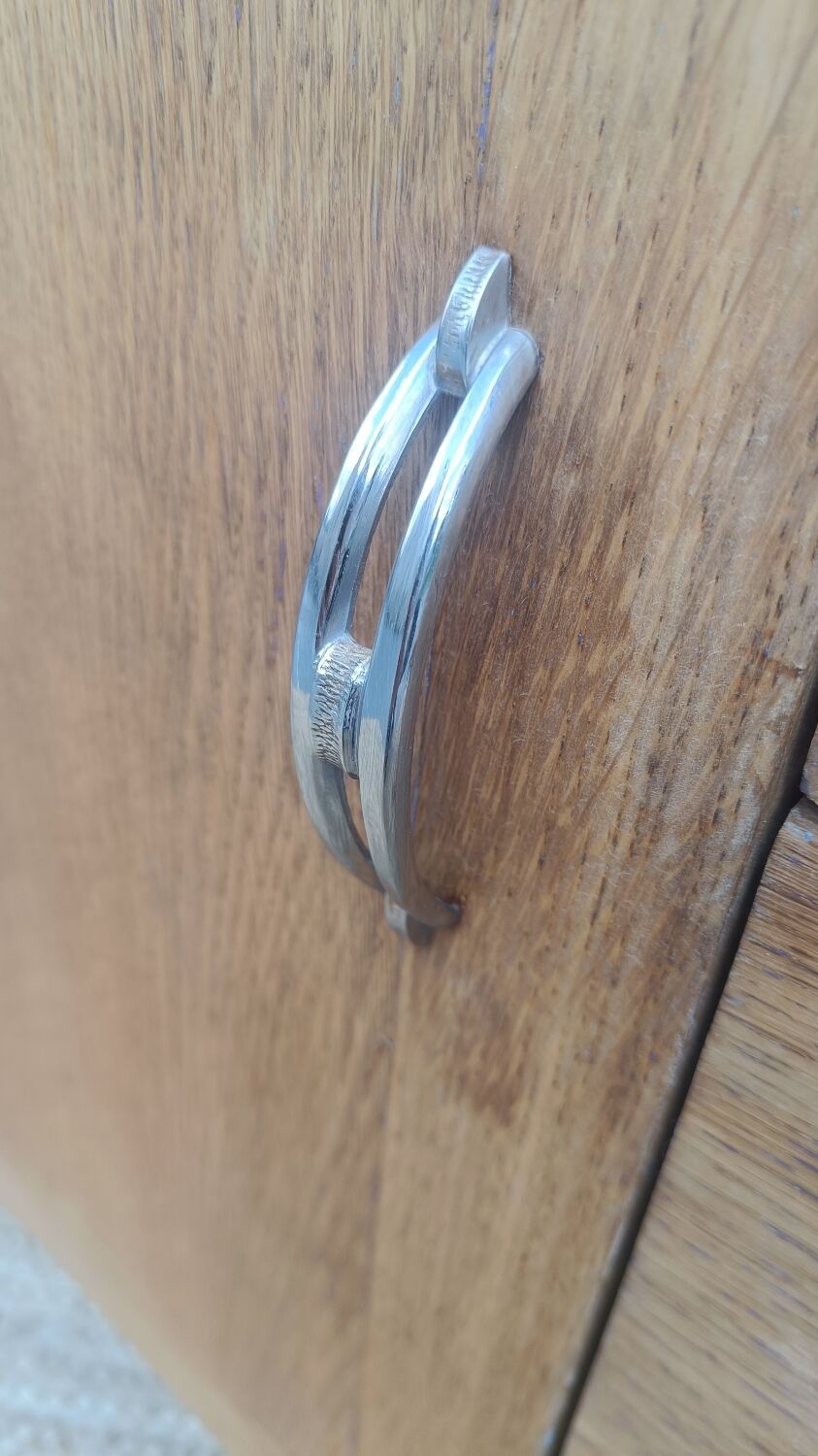 Vintage wooden sideboard – 4 drawers and cupboard