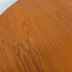 Vintage oval dining table Baumann from the 60s and 70s in teak with extension.