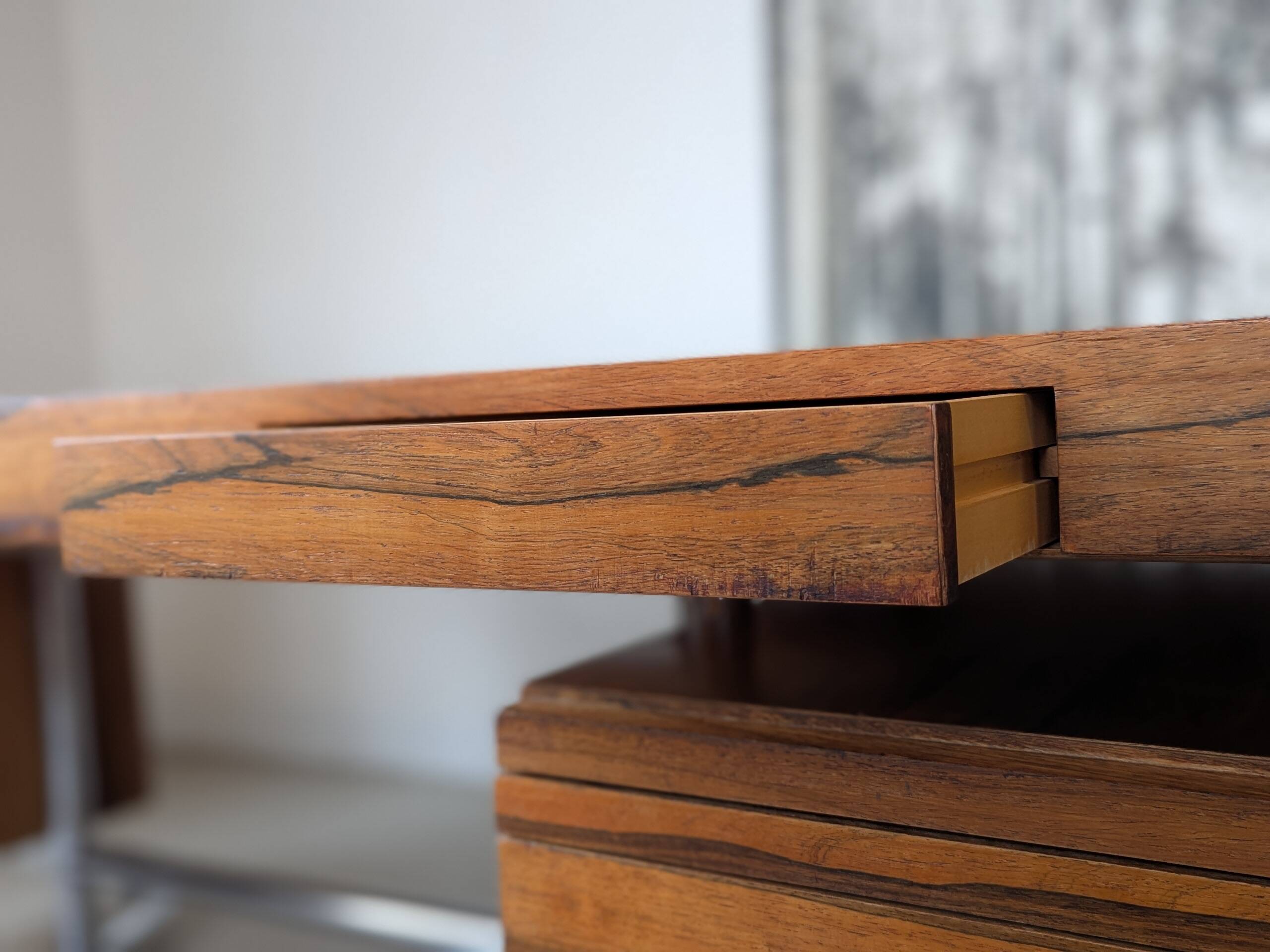 Rio rosewood executive desk, 1970s.