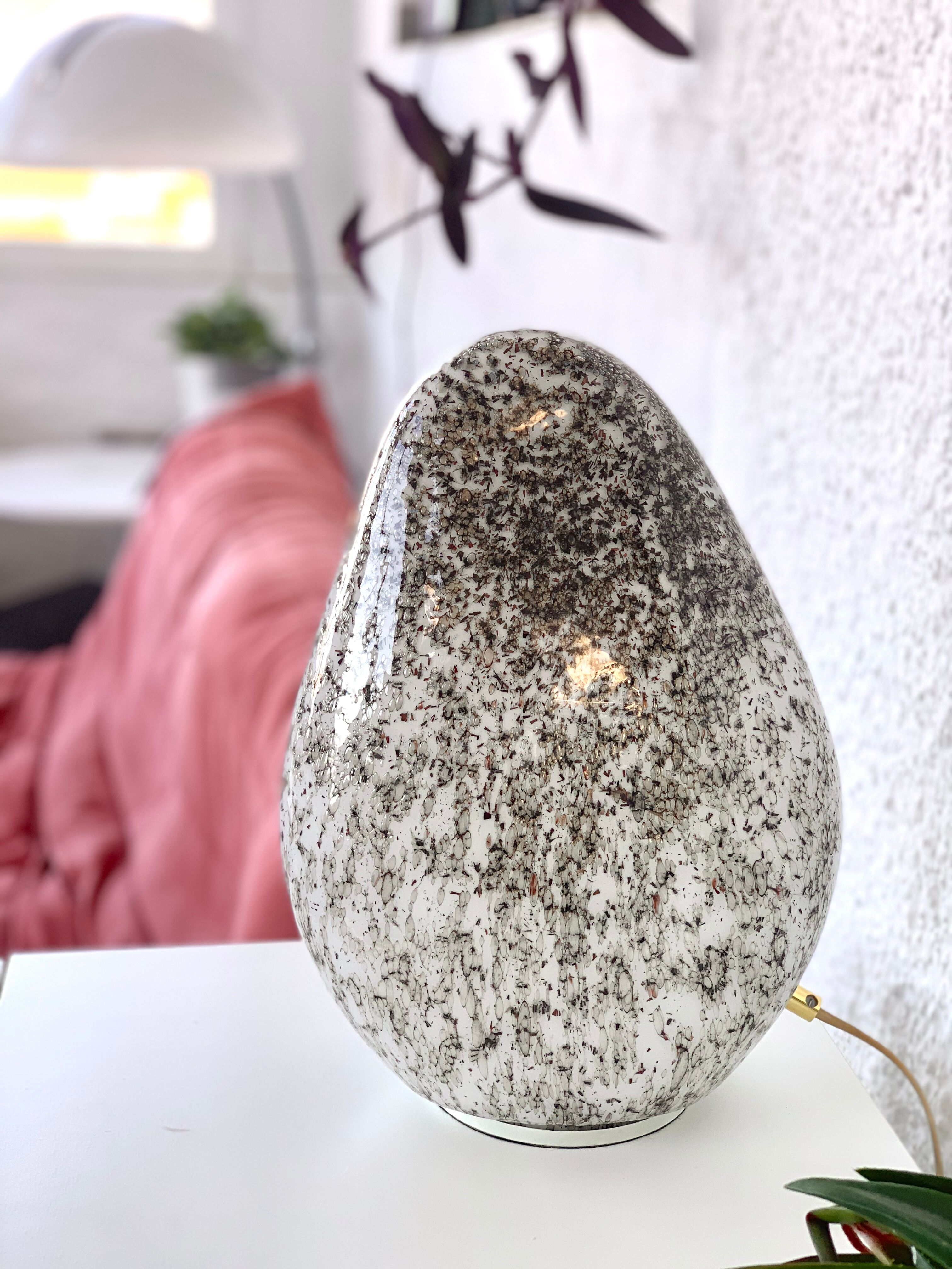 Murano glass lamp, blown by La Murrina, 1970s.
