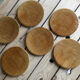 6 dessert plates or Gien cheese straw pattern