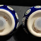 Pair of vintage ceramic salt and pepper shakers