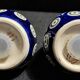 Pair of vintage ceramic salt and pepper shakers