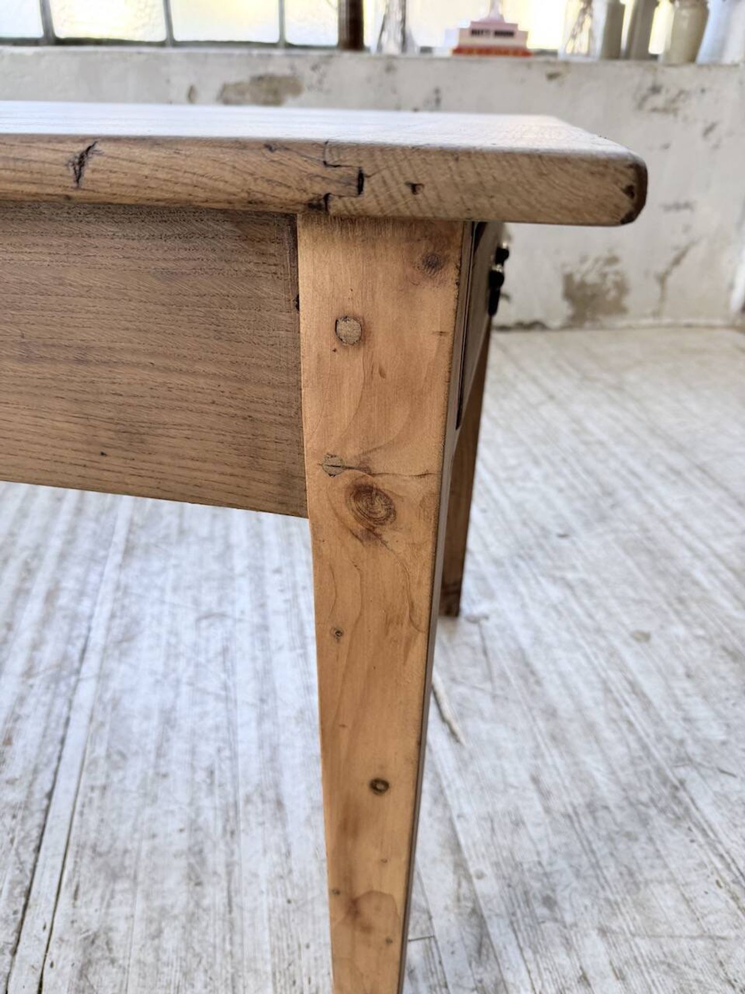XL oak farmhouse table 1950 235cm