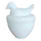 Avon opaline pot, bird decor
