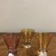 Lot de verres irisés des années 50