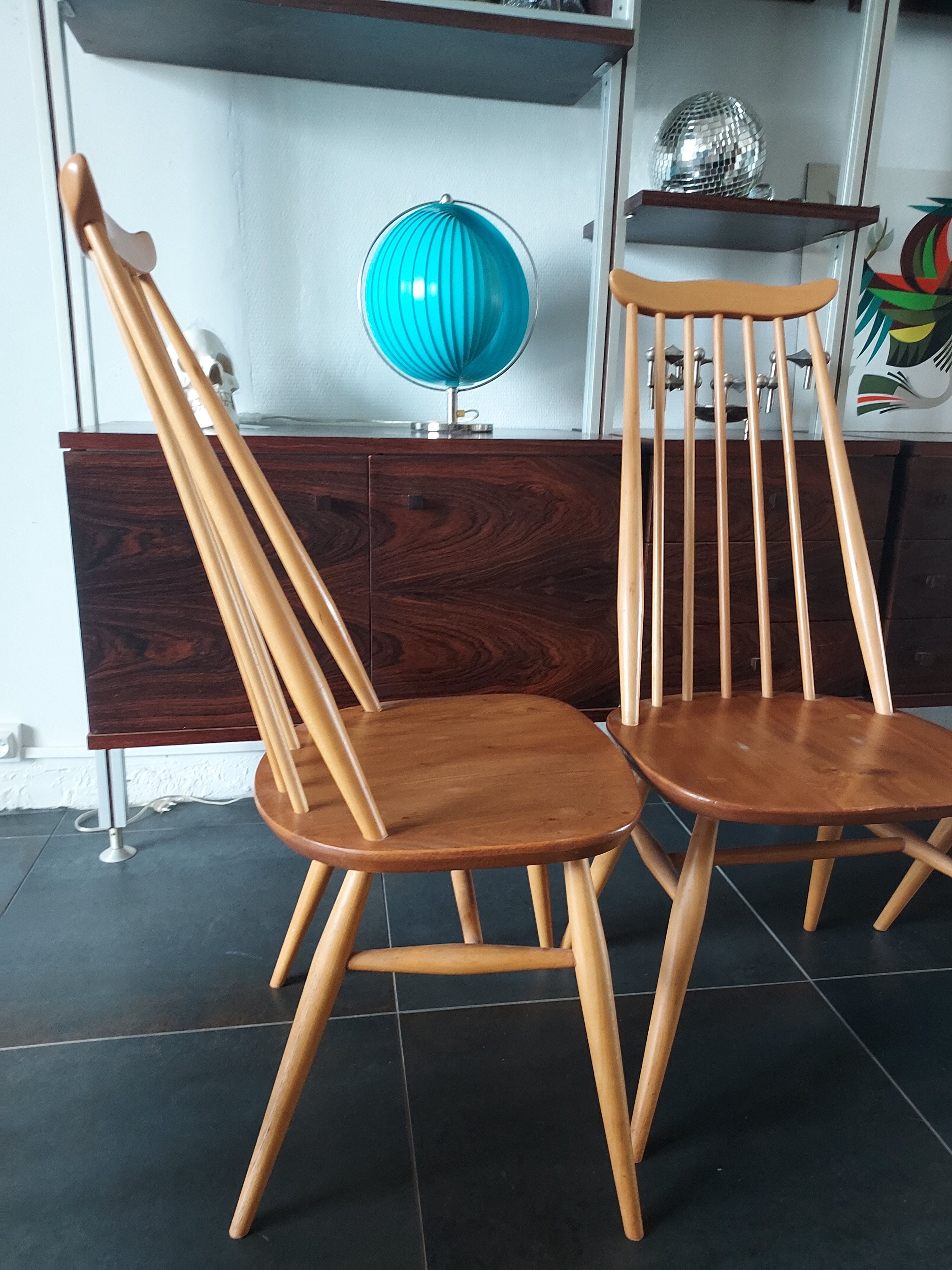 Ercol Goldsmith chairs and armchairs