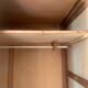 Vintage wardrobe with compass feet