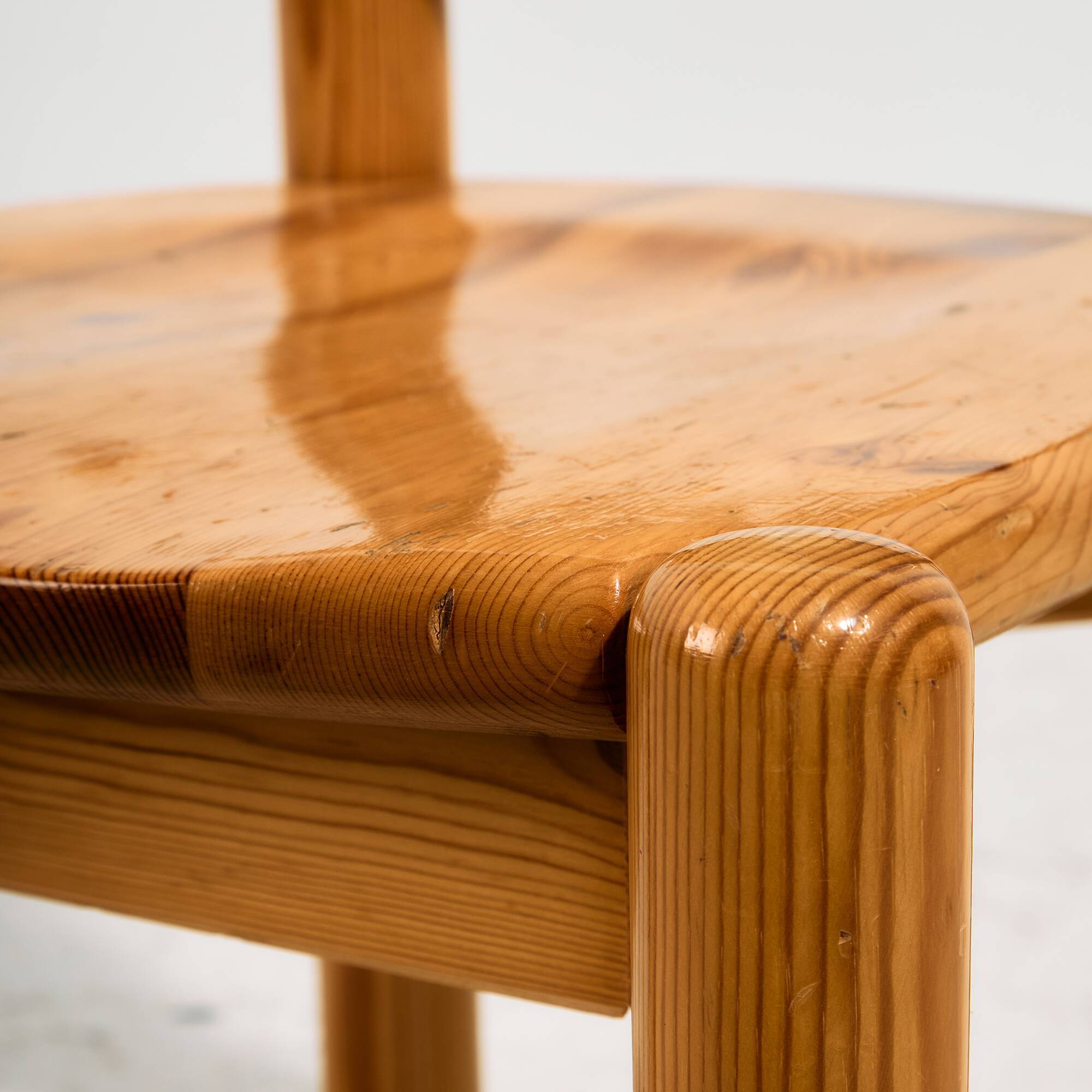 Pine dining set by Rainer Daumiller for Hirtshals Savvaerk, Set of 7