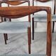 6 Scandinavian chairs in rosewood by Kai Lyngfeldt Larsen