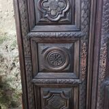 Sculpted doors pair