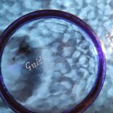 Mid-Century Murano Glass Plate: Cobalt Blue Guido Ferro Centerpiece