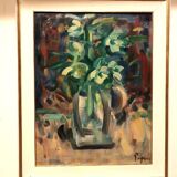 Oil painting on canvas by Enzo Pregno. (Alexandria, Egypt, 1898 - Florence, 1972)