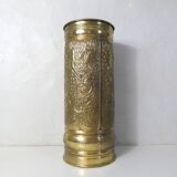 Old brass umbrella stand
